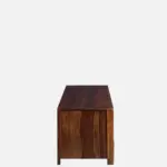 Minimalist Sheesham Wood TV Console with Open Shelf - Image 6