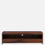 Minimalist Sheesham Wood TV Console with Open Shelf - Image 7