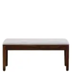 Aelmora Solid Sheesham Wood Dining Table Set for 6 with Bench in Classic Finish - Image 5