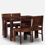 Fistel Sheesham 6 Seater Dining Set, Provincial Teak - Image 5