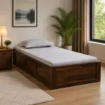 Jexvira Solid Wood Single Bed with Elegant Appearance