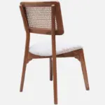 Ice Teak Wood Dining Chair In Teak Gold Finish (SET OF 2) - Image 5