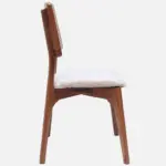 Ice Teak Wood Dining Chair In Teak Gold Finish (SET OF 2) - Image 6