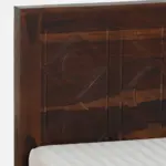 Lorixa Solid Wood Single Bed in Rich Walnut Tone - Image 8