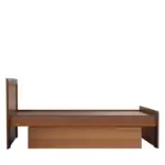 Huren Sheesham Wood Single Bed In Honey Oak Finish With Trundle - Image 2