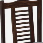 Nain Sheesham Wood Dining chair in Provincial Teak finish (SET OF 2) - Image 7