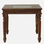 Uelvora Sheesham Wood Dining Set in Light Earth Finish - Image 4