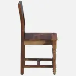 Beltrix Solid Wood Dining Table in Raw Nature Tone - Image 4
