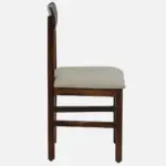 Anya Sheesham Wood Dining Chair In Scratch Resistant Provincial Teak Finish (SET OF 2) - Image 6