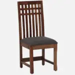 Alvora Wooden Dining Table in Pure Natural Finish with Elegant Design - Image 4