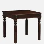 Porvexa Solid Wood Dining Table with Natural Texture and Strong Wooden Base - Image 12