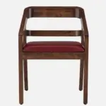 Nain Sheesham Wood Arm Chair In Honey Oak Finish (SET OF 2) - Image 6