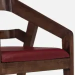 Nain Sheesham Wood Arm Chair In Honey Oak Finish (SET OF 2) - Image 9