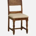 Nain Sheesham Dining Chairs, Provincial Teak Set of 2 - Image 6