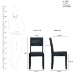Nain Sheesham Wood Dining Chair In Rustic teak Finish (Set Of 2) - Image 3