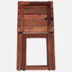 Nain Sheesham Wood Folding Dining Chair In Honey Oak Finish (SET OF 2) - Image 8