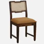 Nain Sheesham Dining Chairs, Provincial Teak Set of 2 (36x18 in) - Image 7