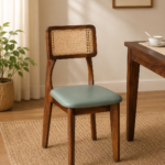 Nain Sheesham Wood Dining Chairs In Scratch Resistant Provincial Teak Finish (SET OF 2)
