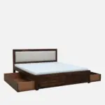 Fspen Contemporary Queen Size Storage Bed with Premium Cushion Headboard - Image 6