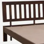 Jenvoria Modern Natural Finish King Size Wooden Bed with Premium Design - Image 2