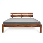 Hruvessa Modern Solid Wood King Bed with Premium Natural Texture - Image 6