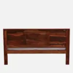 Yrvon Queen Size Bed Without Storage in Smoked Walnut Finish by Elmarq - Image 3