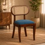 Book Sheesham Wood Dining Chair In Scratch Resistant Provincial Teak Finish