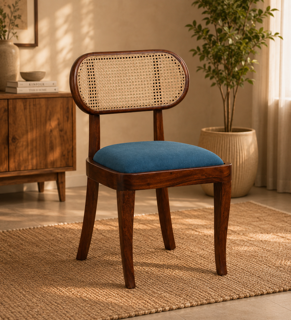 Book-Sheesham-Wood-Dining-Chair-In-Scratch-Resistant-Classicwood-1.png Book Sheesham Wood Dining Chair In Scratch Resistant Provincial Teak Finish - Image 1