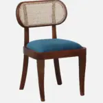 Book Sheesham Wood Dining Chair In Scratch Resistant Provincial Teak Finish - Image 4