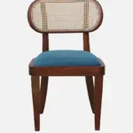Book Sheesham Wood Dining Chair In Scratch Resistant Provincial Teak Finish - Image 6