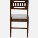 Felix Solid Wood Sheesham Chair in Provincial Teak Finish (SET OF 2) - Image 5