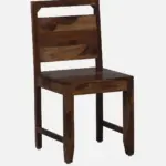 Yergen Sheesham Wood Accent Chair in Rustic Finish Set Of 2 - Image 2