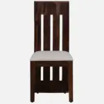 Nelvina Solid Sheesham Wood Chair in Natural Finish (Set Of 2) - Image 2