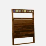 Sranya Solid Sheesham Wood 4 Seater Dining Table with Natural Grain Finish - Image 2