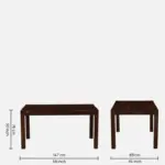 Kivaro Modern Natural Finish Dining Table - Image 3