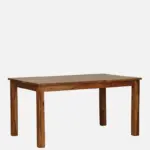 MeritageNest Natural Wood Dining Table - Image 2