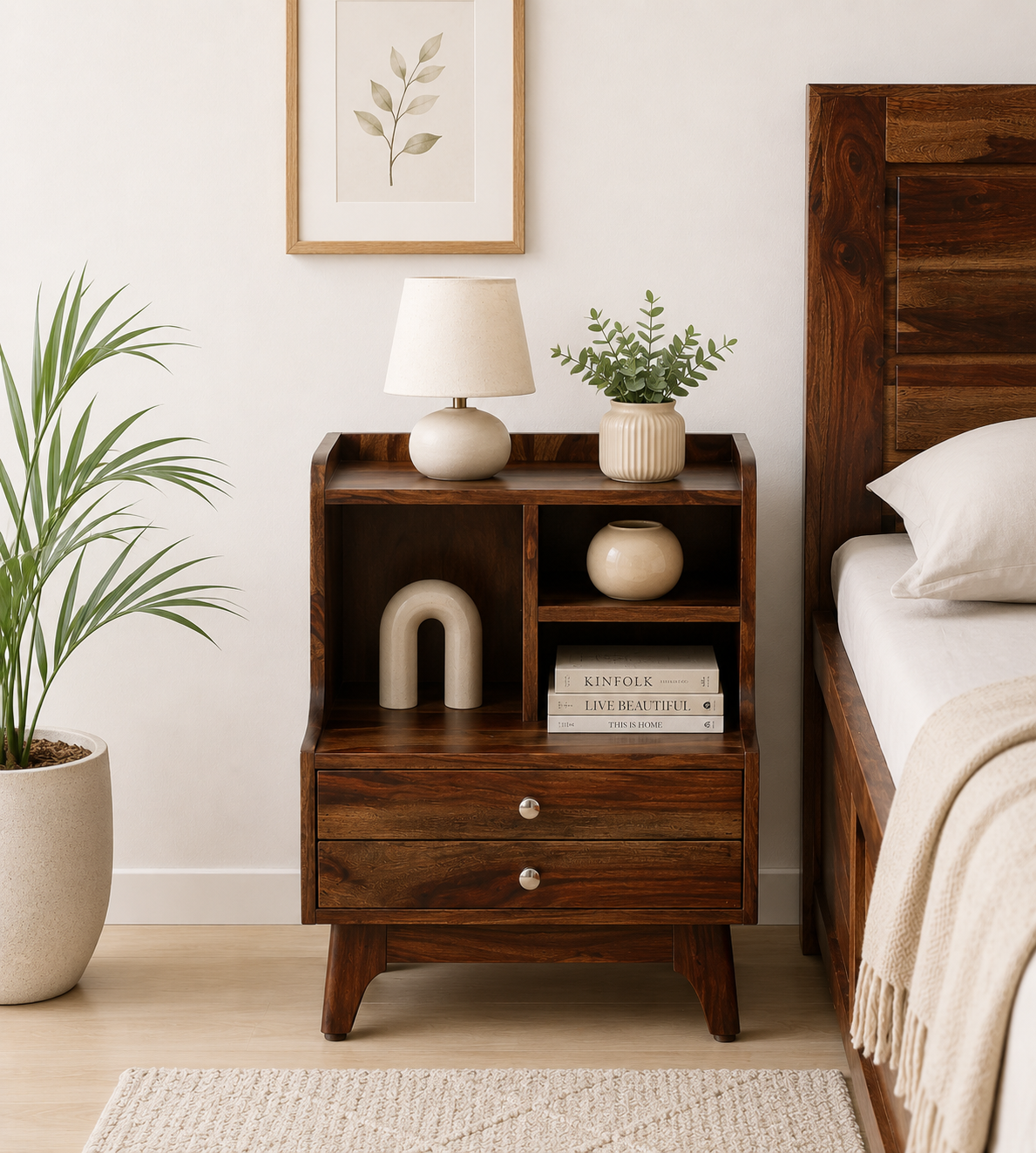 RoyalTimber-Natural-Finish-Bedside-Table-classic-wood-1.webp RoyalTimber Natural Finish Bedside Table - Image 1