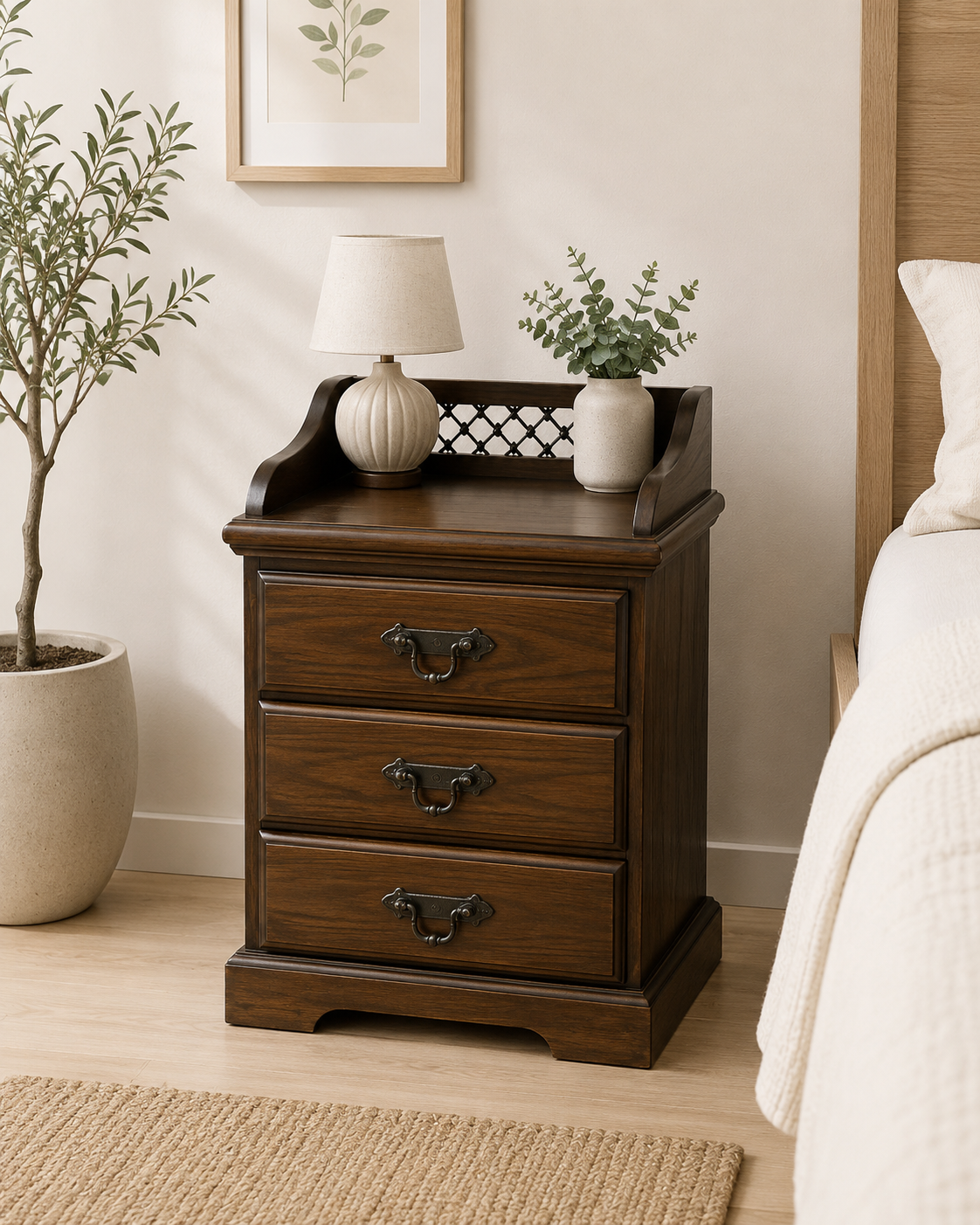 MapleGlow-Contemporary-Wooden-Bedside-Unit-classic-wood-1.webp MapleGlow Contemporary Wooden Bedside Unit - Image 1