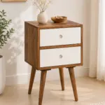 Lerona Natural Finish Bedside Unit