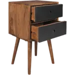 Lerona Natural Finish Bedside Unit - Image 3