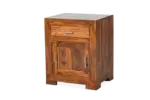 Cden Natural Finish Wooden Bedroom Table - Image 2
