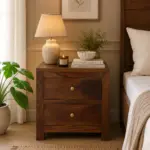 Nonroe Natural Wood Side Cabinet