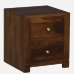 Nonroe Natural Wood Side Cabinet - Image 2