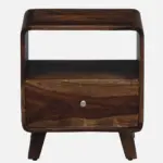 Palencia Natural Finish Wooden Side Table - Image 3