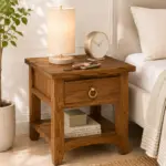 Lierra Natural Wood Bedroom Table