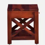 Cerno Solid Wood Bedside Table in Warm Birch Natural Finish - Image 5