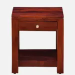 Cerno Solid Wood Bedside Table in Warm Birch Natural Finish - Image 6