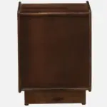 Harlo Acacia Wood Bedside Table in Rustic Natural Finish - Image 5