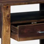 Brynn Mango Wood Bedside Table in Natural Brown Finish - Image 5