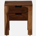 Wolde Acacia Wood Bedside Table in Pale Dusk Natural Finish - Image 7